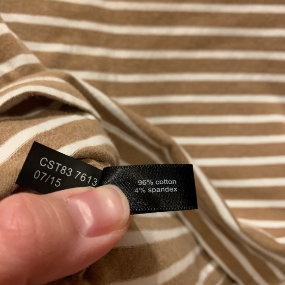 The Limited Tan Stripe Perfect Tee - Picture 5 of 5